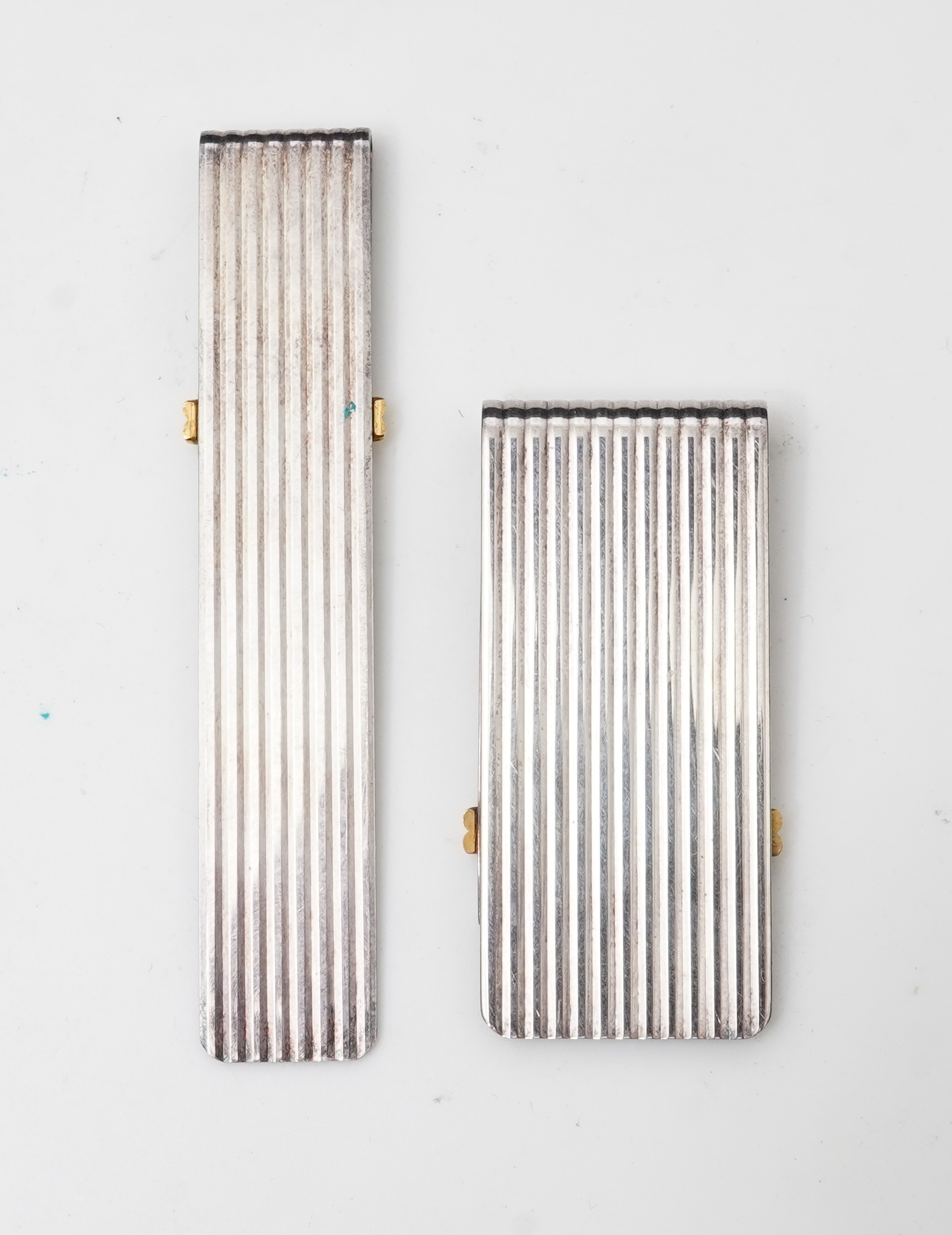 Cartier, two 'Must de Cartier' money clips